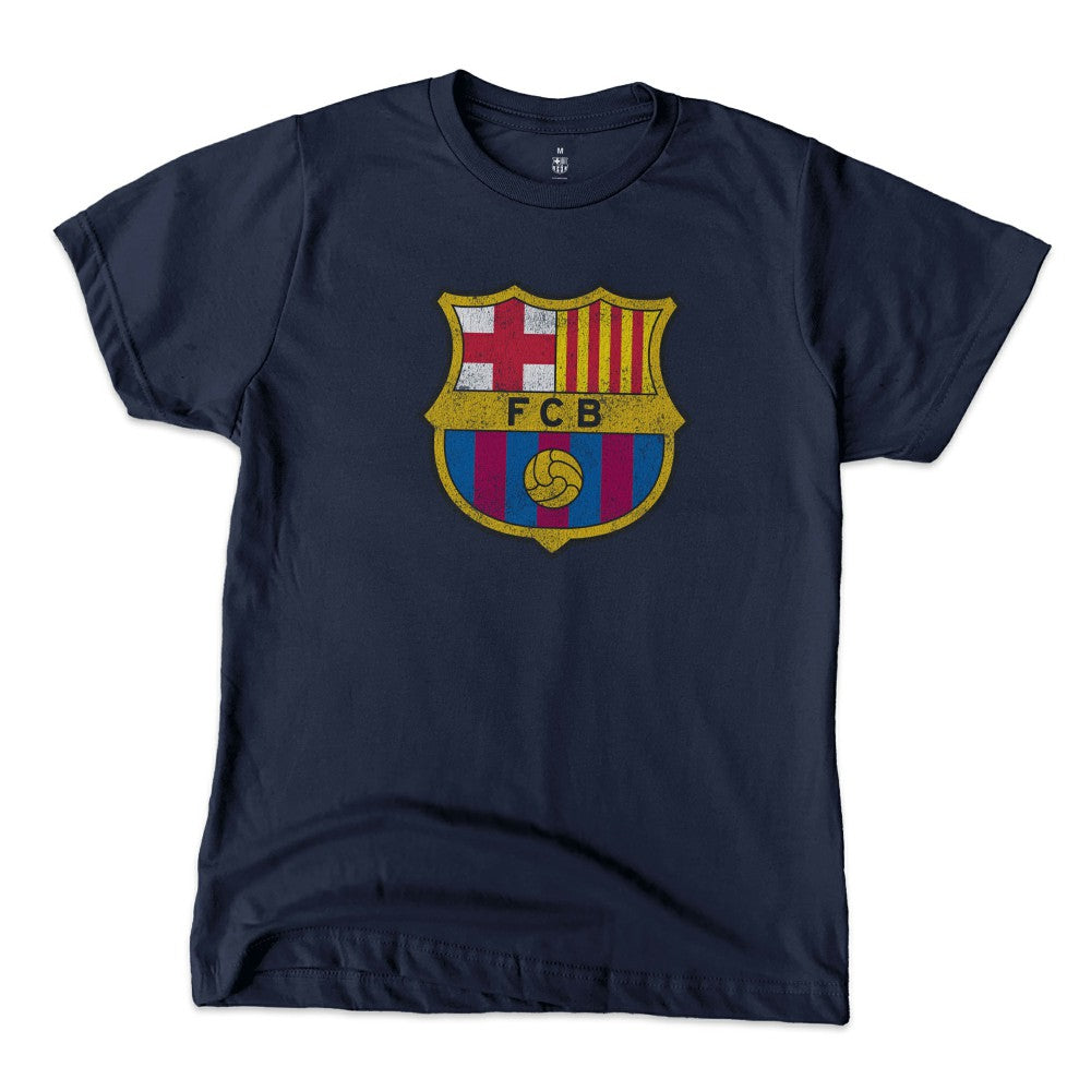 Barcelona 1863FC Youth Color Badge T-Shirt Navy sale