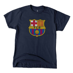 Barcelona 1863FC Youth Color Badge T-Shirt Navy sale