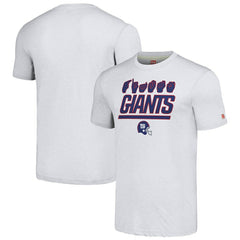 New York Giants Homage Unisex The NFL ASL Collection by Love Sign American Sign Language T-Shirt Ash