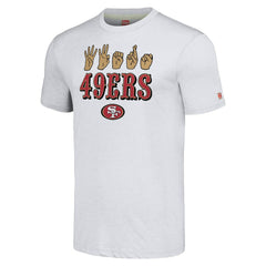 San Francisco 49ers Homage Unisex The NFL ASL Collection by Love Sign American Sign Language T-Shirt Ash