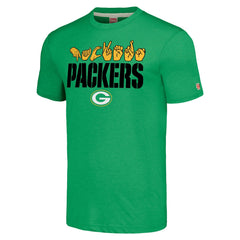 Green Bay Packers Homage Unisex The NFL ASL Collection by Love Sign American Sign Language T-Shirt Green