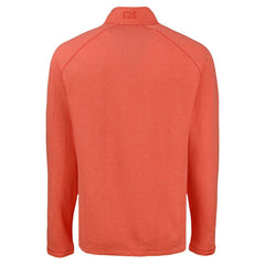Baltimore Orioles Cutter & Buck Peshastin Eco Fleece Recycled Raglan Quarter-Zip Top - Heather Orange Tops