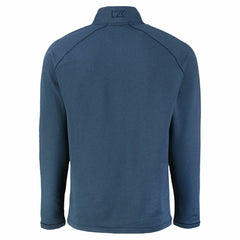 Kansas City Royals Cutter & Buck Peshastin Eco Fleece Recycled Raglan Quarter-Zip Top - Heather Navy Tops