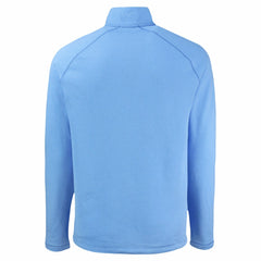 Kansas City Royals Cutter & Buck Peshastin Eco Fleece Recycled Raglan Quarter-Zip Top - Heather Light Blue Tops