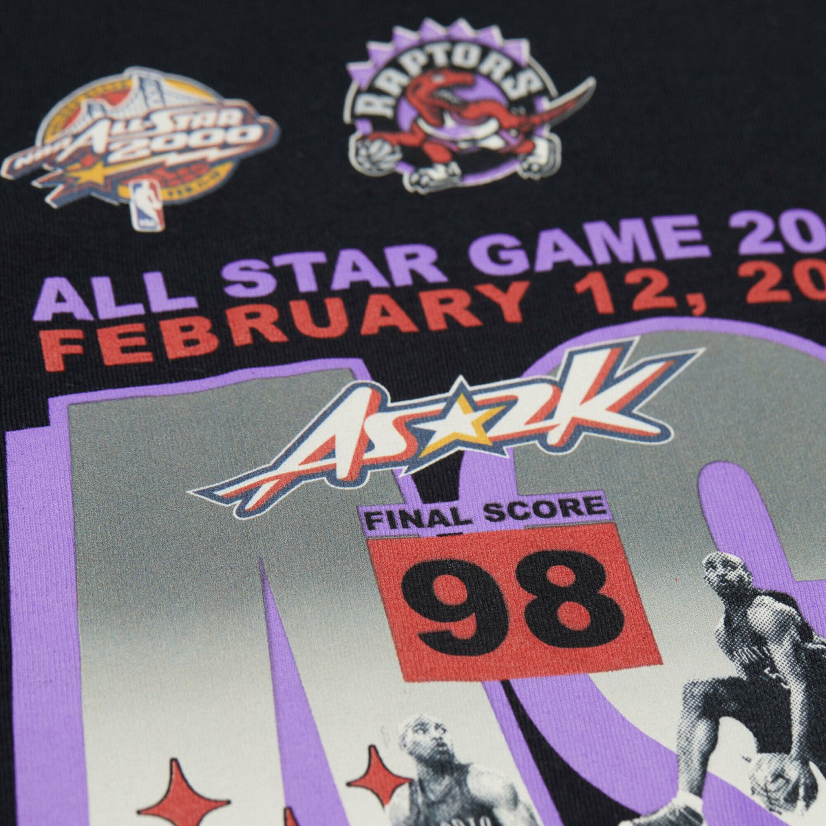 Vince Carter Toronto Raptors 2000 All-Star Game It's Over T-Shirt Black
