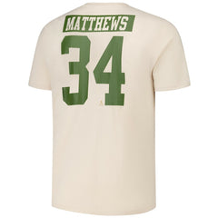 NHL Auston Matthews Toronto Maple Leafs Levelwear 2024 NHL Military Appreciation Richmond Delta Player Name & Number T-Shirt - Khaki