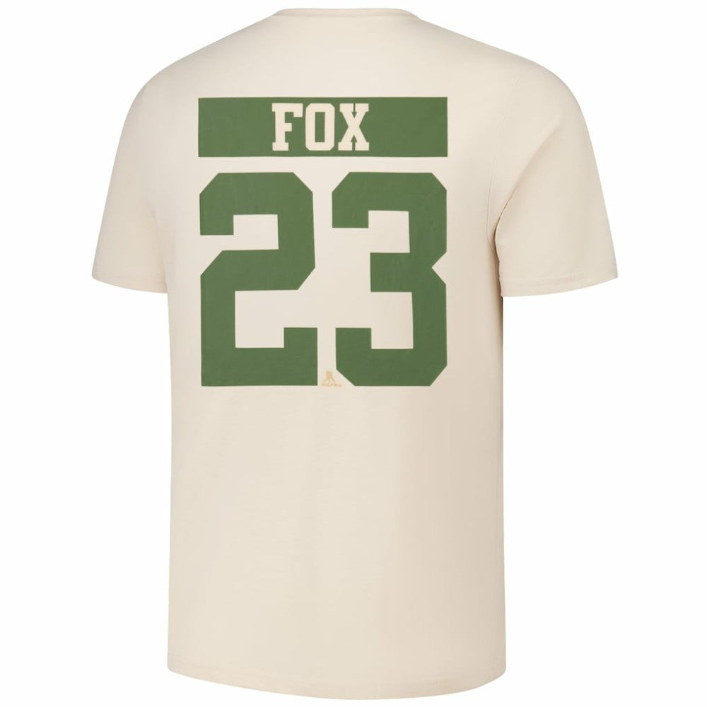 NHL Adam Fox New York Rangers Levelwear 2024 NHL Military Appreciation Richmond Delta Player Name & Number T-Shirt - Khaki