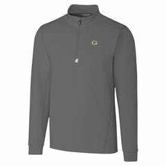 Green Bay Packers Cutter & Buck Traverse Stretch Quarter-Zip Top Gray
