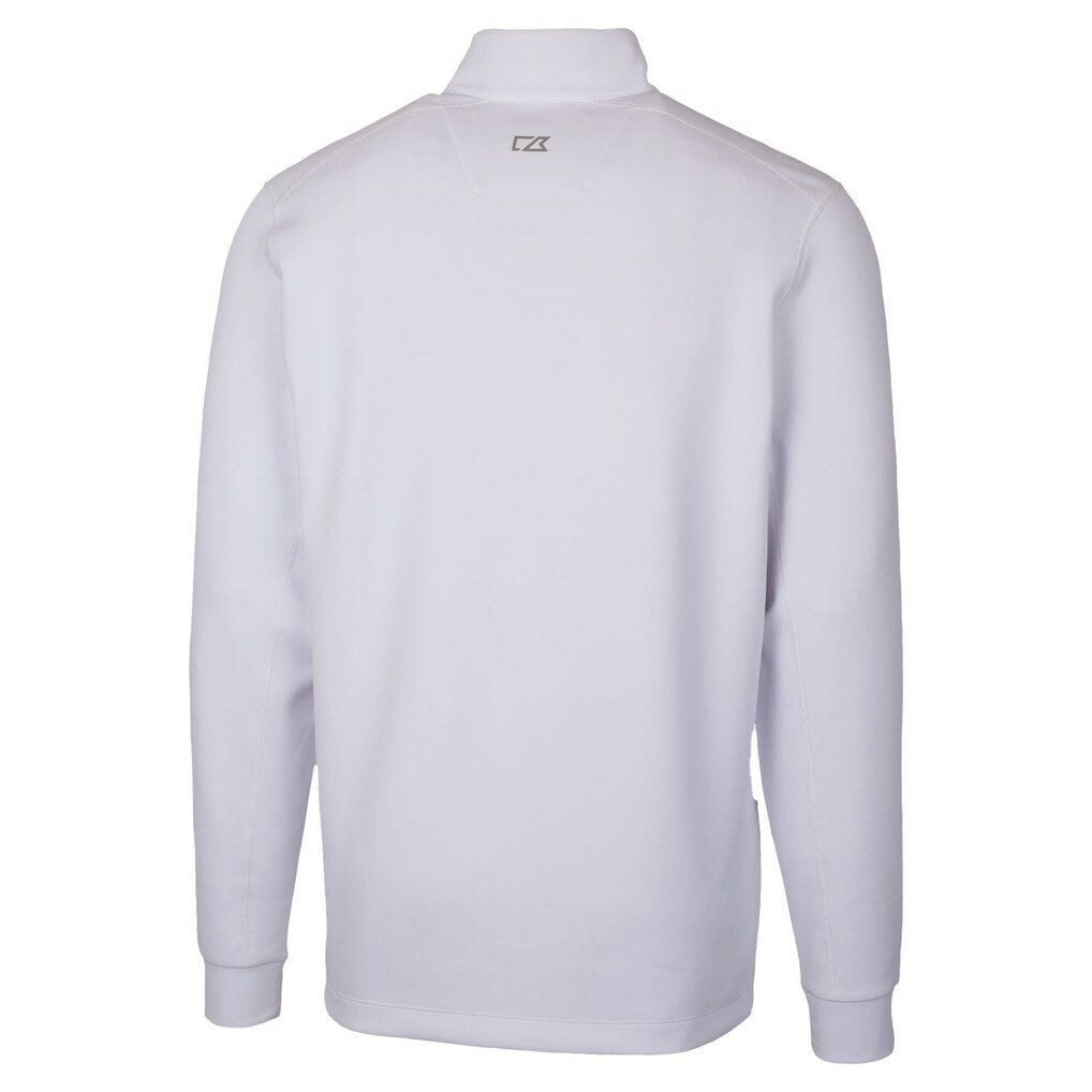 Green Bay Packers Cutter & Buck Traverse Stretch Quarter-Zip Top White