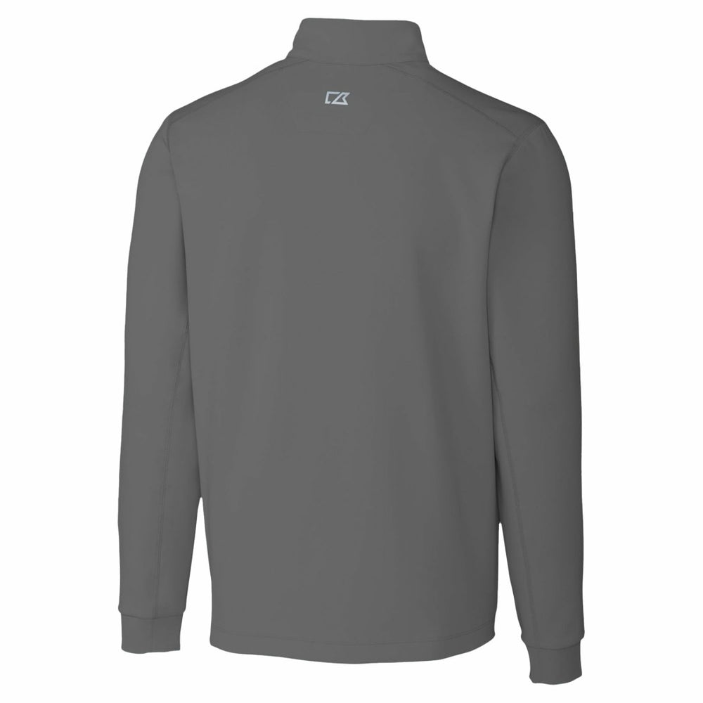 Detroit Lions Cutter & Buck Traverse Stretch Quarter-Zip Top Gray