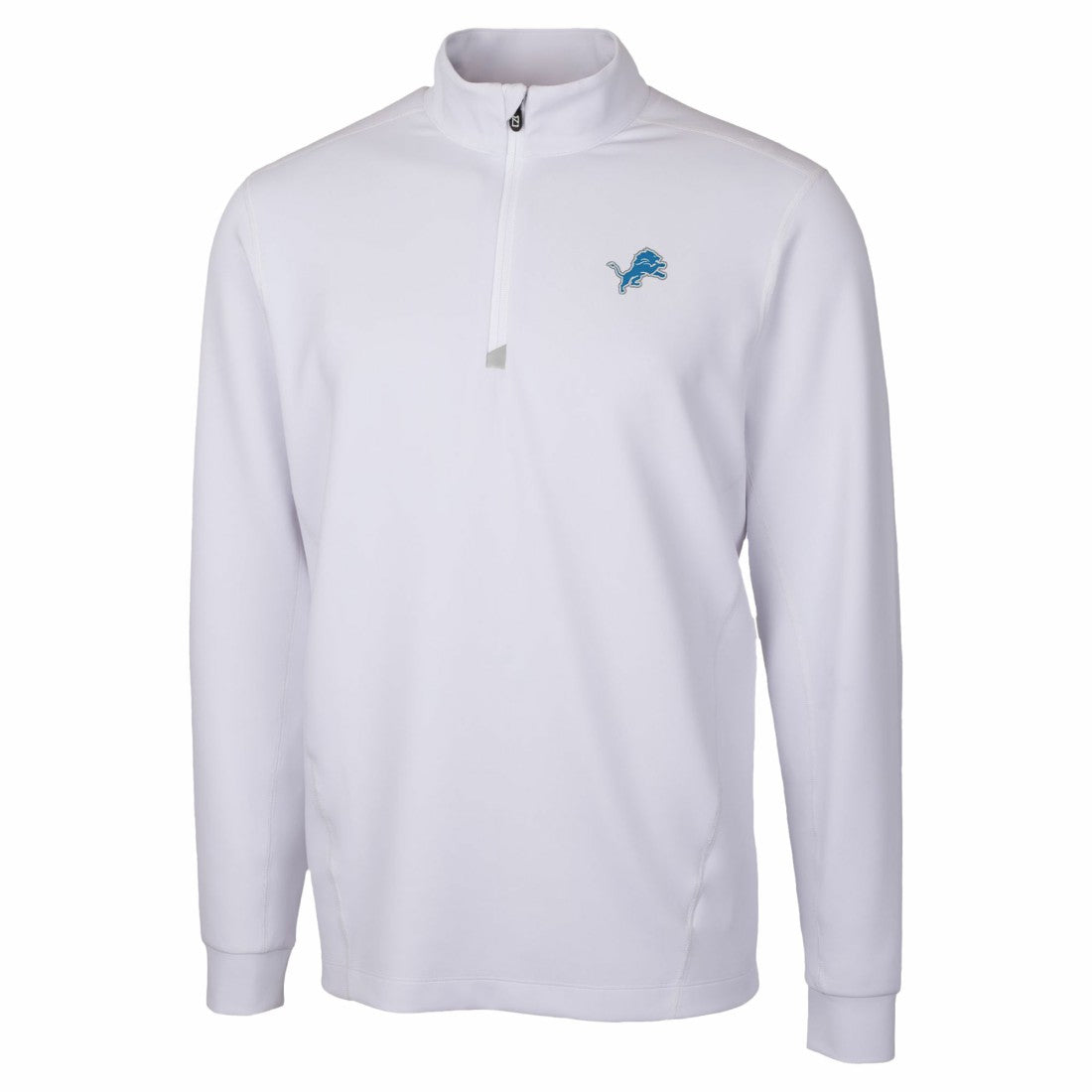 Detroit Lions Cutter & Buck Traverse Stretch Quarter-Zip Top White
