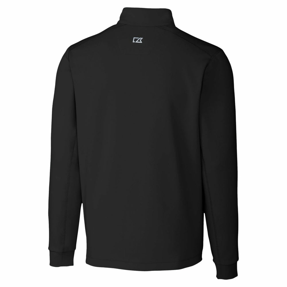 Detroit Lions Cutter & Buck Traverse Stretch Quarter-Zip Top Black