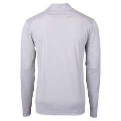 Baltimore Ravens Cutter & Buck Virtue Eco Pique Micro Stripe Quarter-Zip Jacket Gray