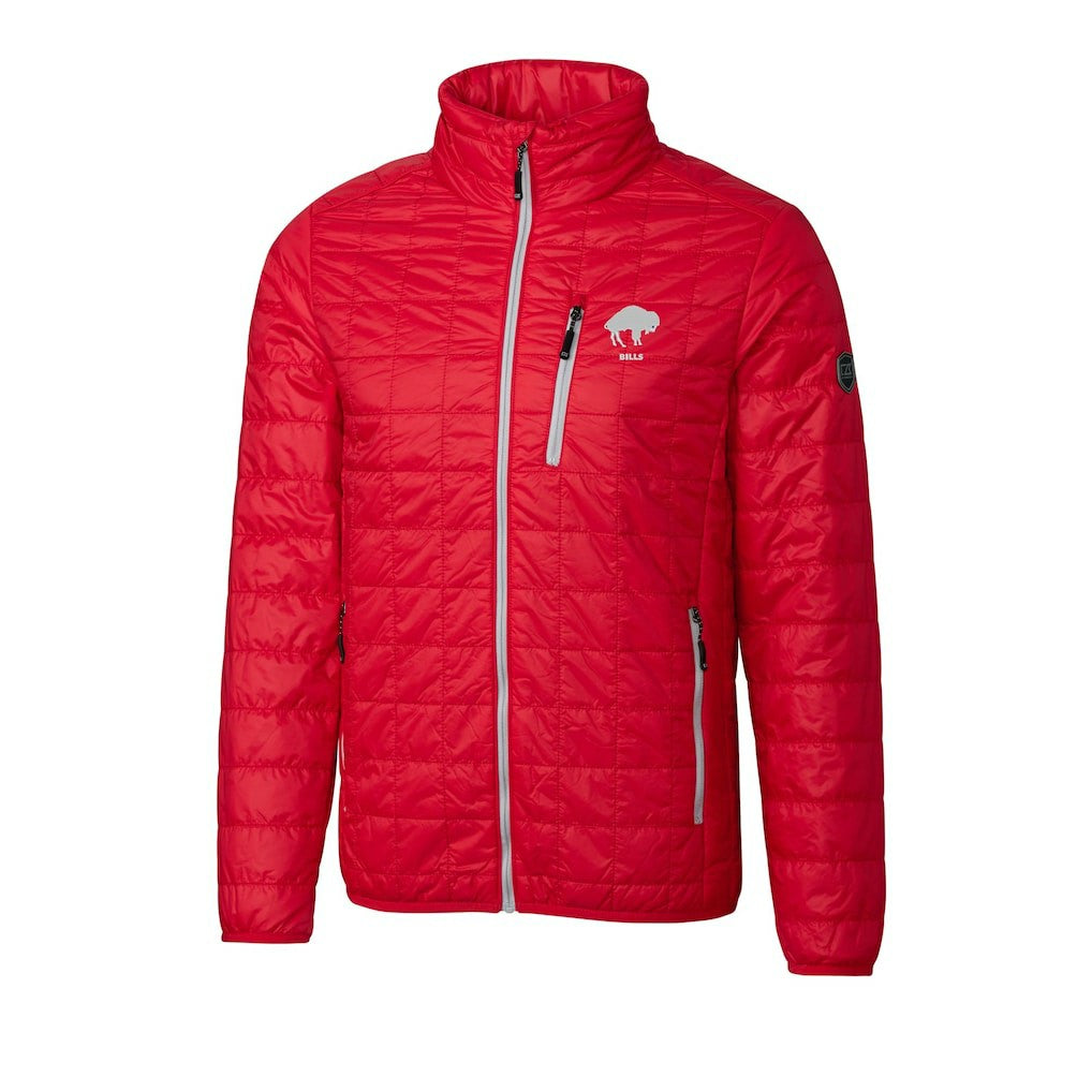 Buffalo Bills Cutter & Buck Big & Tall Rainier PrimaLoft Eco Insulated Full-Zip Puffer Jacket Red