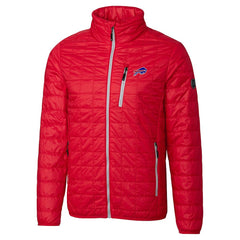Buffalo Bills Cutter & Buck Big & Tall Rainier PrimaLoft Eco Insulated Full-Zip Hoodie Puffer Jacket Red
