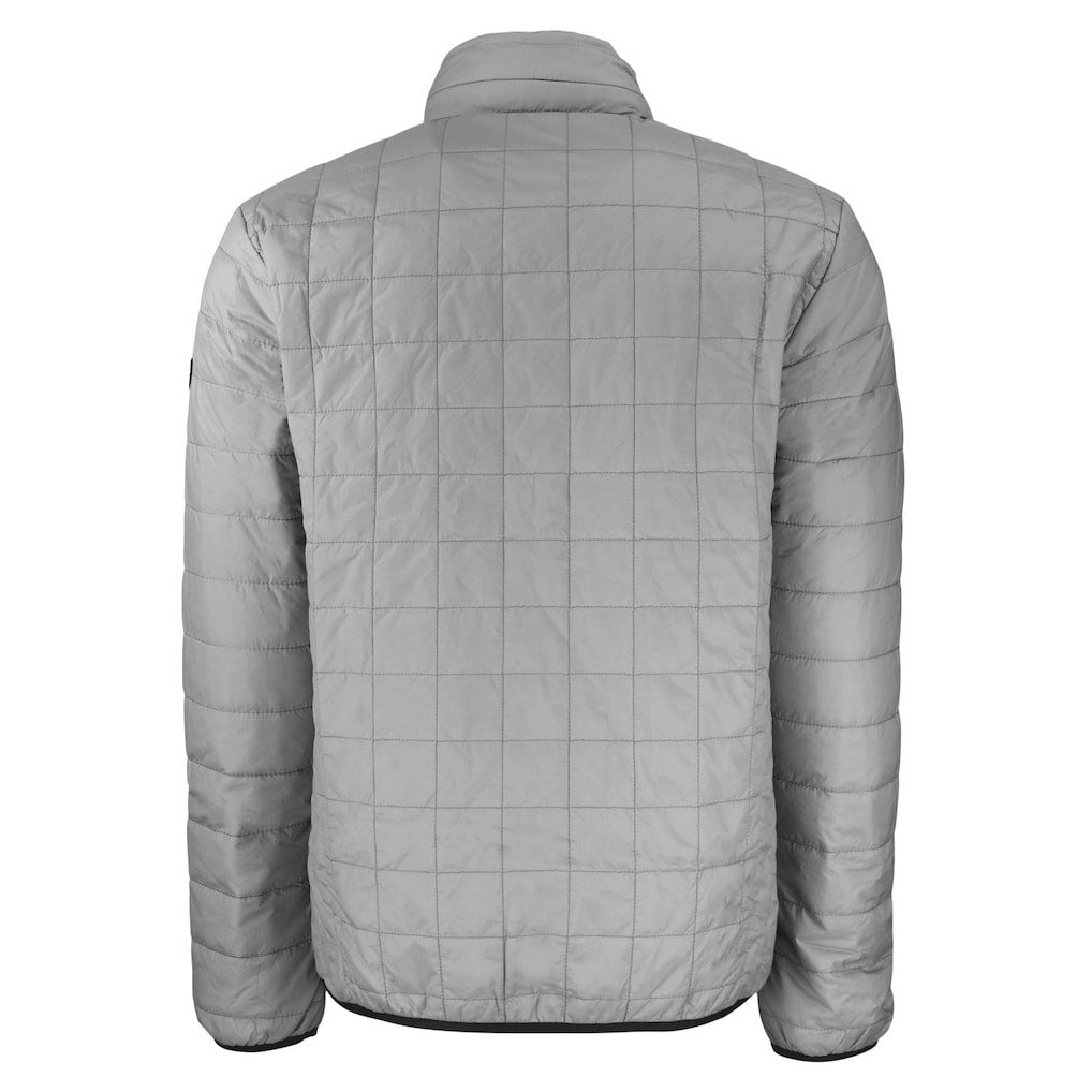 Green Bay Packers Cutter & Buck Big & Tall Rainier PrimaLoft Eco Insulated Full-Zip Hoodie Puffer Jacket Gray