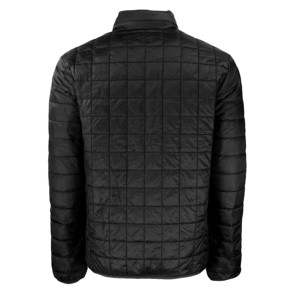 Kansas City Chiefs Cutter & Buck Big & Tall Rainier PrimaLoft Eco Insulated Full-Zip Hoodie Puffer Jacket Black