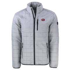 San Francisco 49ers Cutter & Buck Big & Tall Rainier PrimaLoft Eco Insulated Full-Zip Puffer Jacket Gray