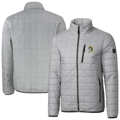 Green Bay Packers Cutter & Buck Big & Tall Rainier PrimaLoft Eco Insulated Full-Zip Puffer Jacket Gray