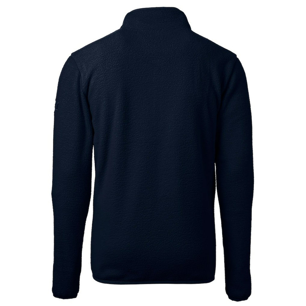 Buffalo Bills Cutter & Buck Big & Tall Cascade Eco Fleece Quarter-Zip Jacket Navy