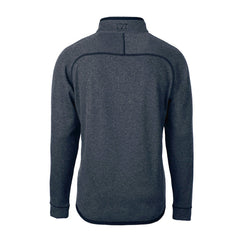 Indianapolis Colts Cutter & Buck Big & Tall Mainsail Sweater-Knit Half-Zip Jacket Heather Navy