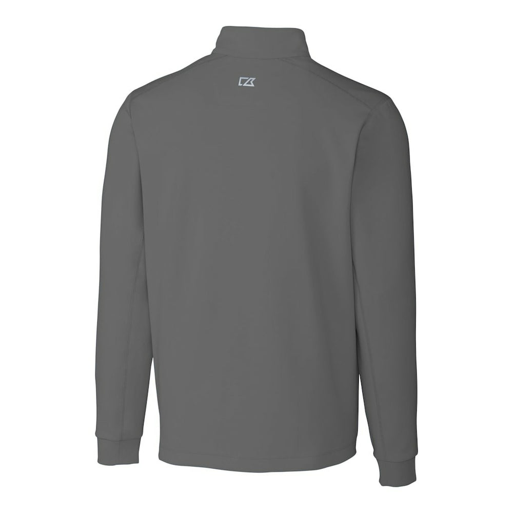 Arizona Cardinals Cutter & Buck Big & Tall Traverse Stretch Quarter-Zip Top Gray
