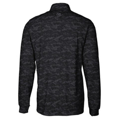Jacksonville Jaguars Cutter & Buck Big & Tall Traverse Eco Camo Tri-Blend DryTec Quarter-Zip Jacket Black