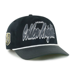 NHL Vegas Golden Knights '47 Dropshadow Rope Hitch Adjustable Hat - Black/Charcoal