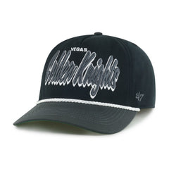 NHL Vegas Golden Knights '47 Dropshadow Rope Hitch Adjustable Hat - Black/Charcoal