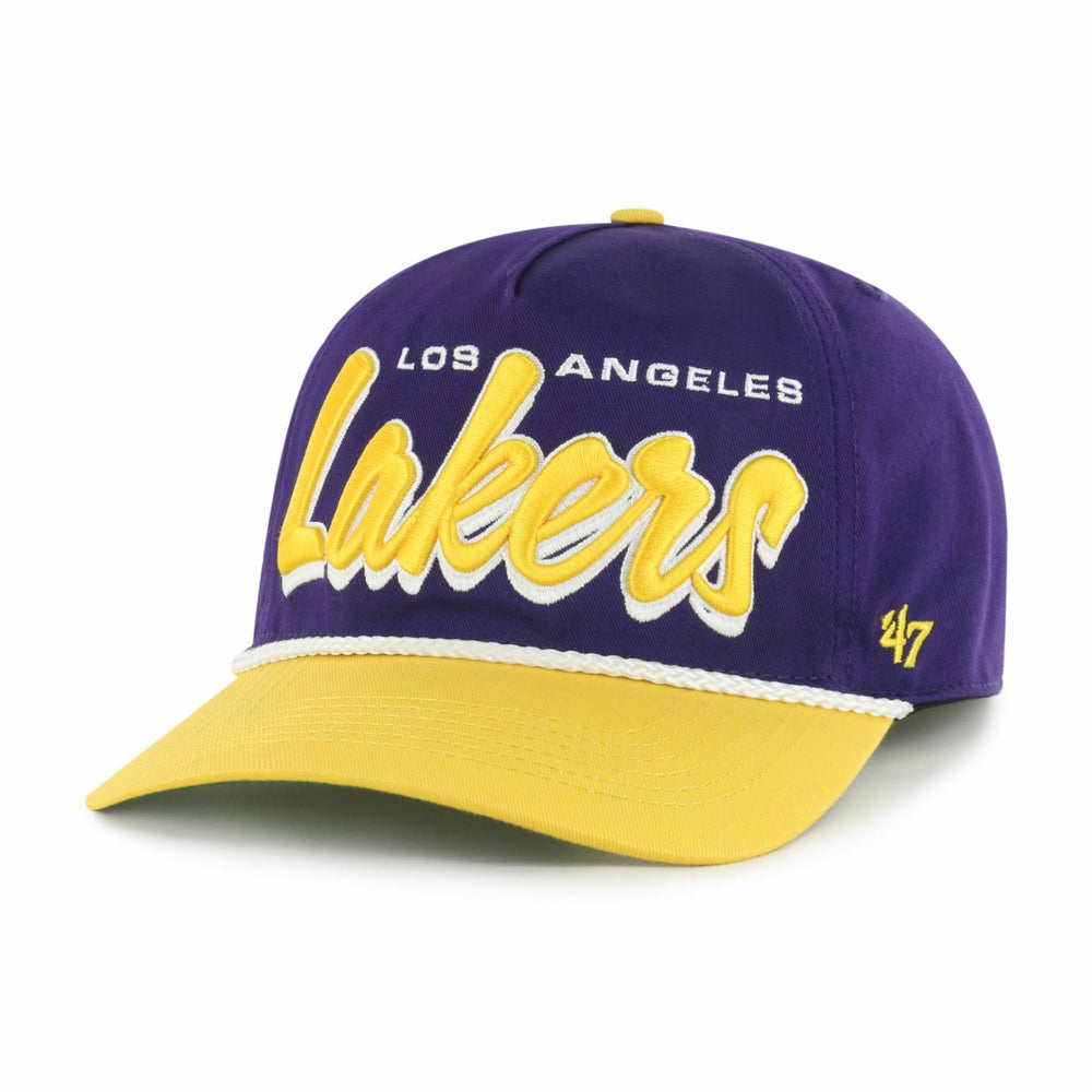 Los Angeles Lakers '47 Dropshadow Rope Hitch Adjustable Hat Purple/Gold