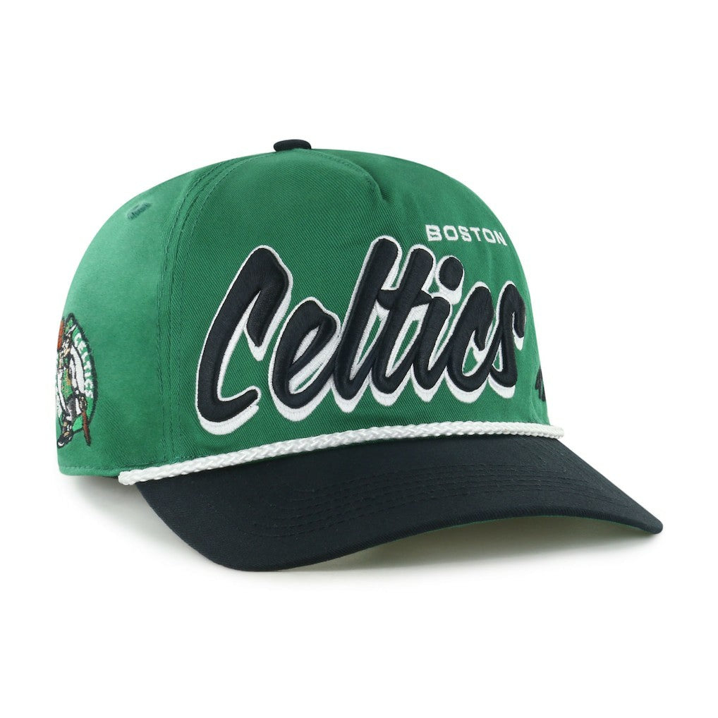 Boston Celtics '47 Dropshadow Rope Hitch Adjustable Hat Kelly Green/Black