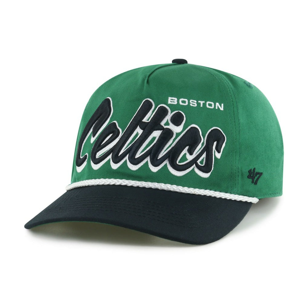 Boston Celtics '47 Dropshadow Rope Hitch Adjustable Hat Kelly Green/Black
