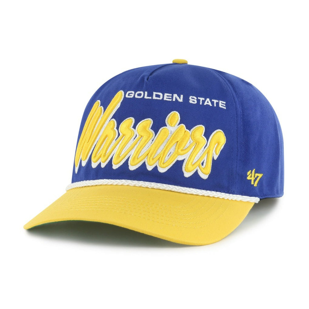 Golden State Warriors '47 Dropshadow Rope Hitch Adjustable Hat Royal/Gold