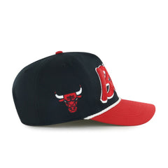 Chicago Bulls '47 Dropshadow Rope Hitch Adjustable Hat Black/Red