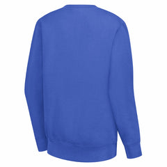 New York Knicks G-III 4Her by Carl Banks Women's Leopard Heart Fleece Pullover Sweatshirt Royal