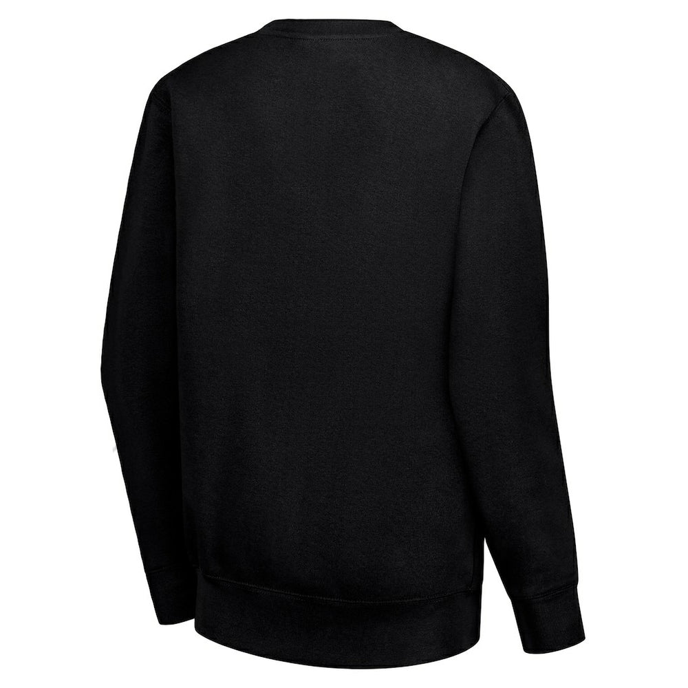 Cleveland Cavaliers G-III 4Her by Carl Banks Women's Leopard Heart Fleece Pullover Sweatshirt Black