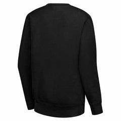 Los Angeles Lakers G-III 4Her by Carl Banks Women's Leopard Heart Fleece Pullover Sweatshirt Black