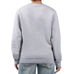 New York Knicks G-III 4Her by Carl Banks Women's Leopard Heart Fleece Pullover Sweatshirt Heather Gray