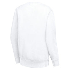 Denver Nuggets G-III 4Her by Carl Banks Women's Leopard Heart Fleece Pullover Sweatshirt White