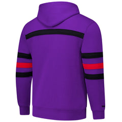 Toronto Raptors Hardwood Classics Nights Head Coach Pullover Hoodie Purple