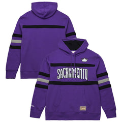 Sacramento Kings Hardwood Classics Nights Head Coach Pullover Hoodie Purple
