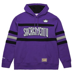 Sacramento Kings Hardwood Classics Nights Head Coach Pullover Hoodie Purple