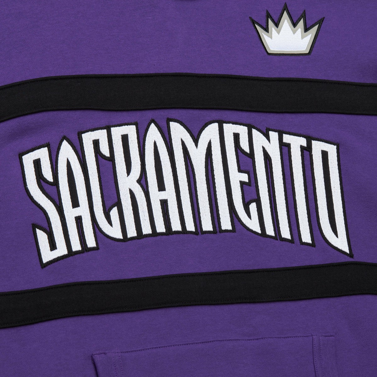 Sacramento Kings Hardwood Classics Nights Head Coach Pullover Hoodie Purple