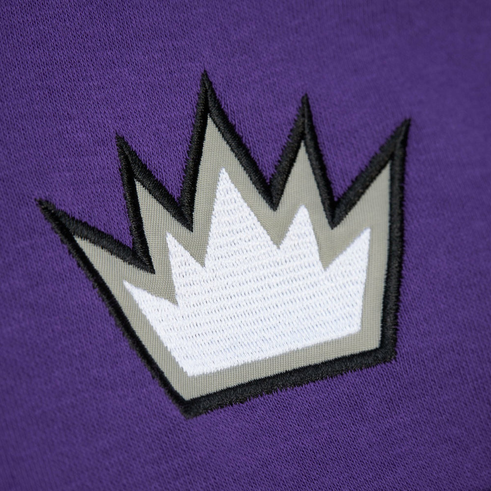 Sacramento Kings Hardwood Classics Nights Head Coach Pullover Hoodie Purple