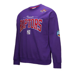 Toronto Raptors Hardwood Classics There & Back 2.0 Vintage Pullover Sweatshirt Purple
