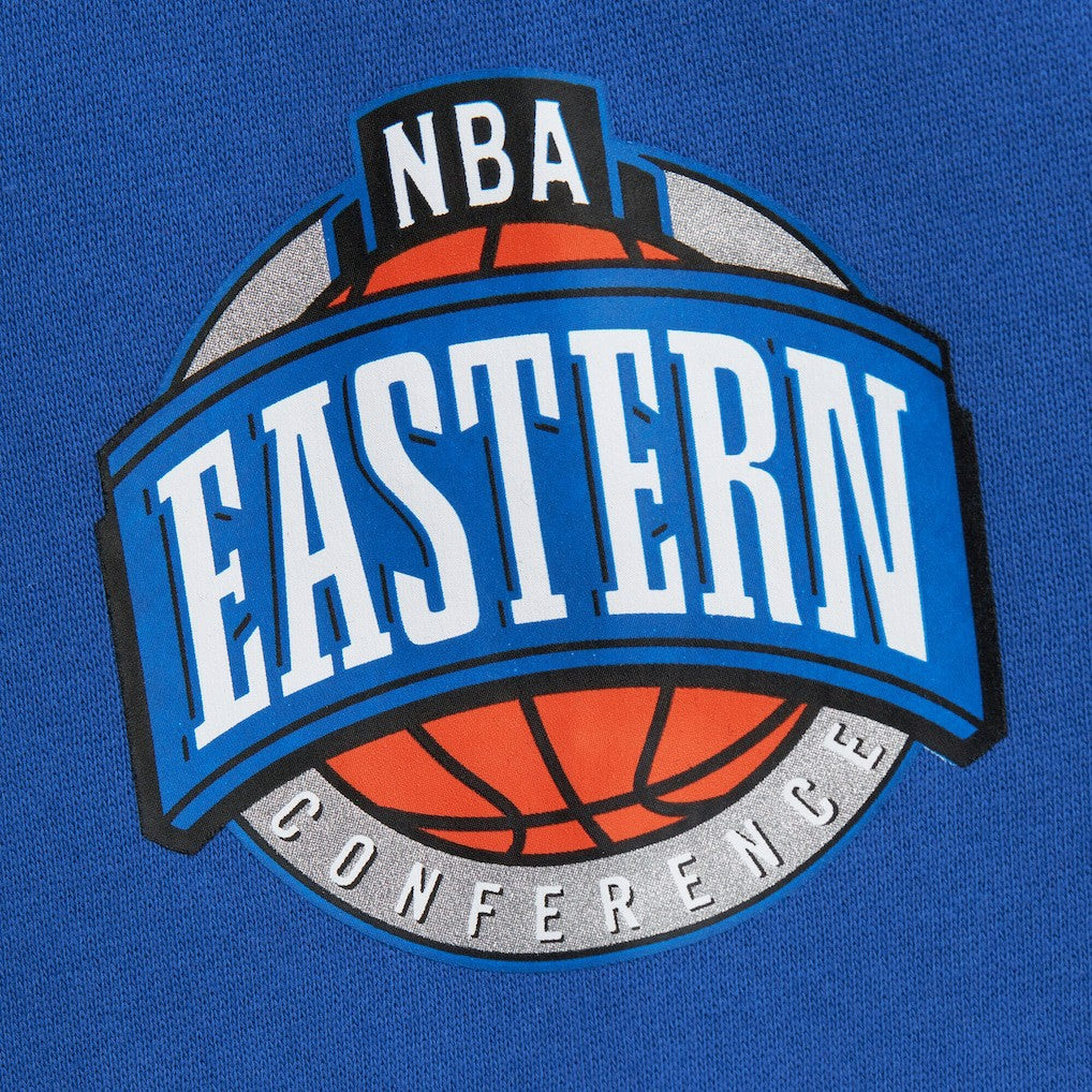Philadelphia 76ers Hardwood Classics There & Back 2.0 Vintage Pullover Sweatshirt Royal