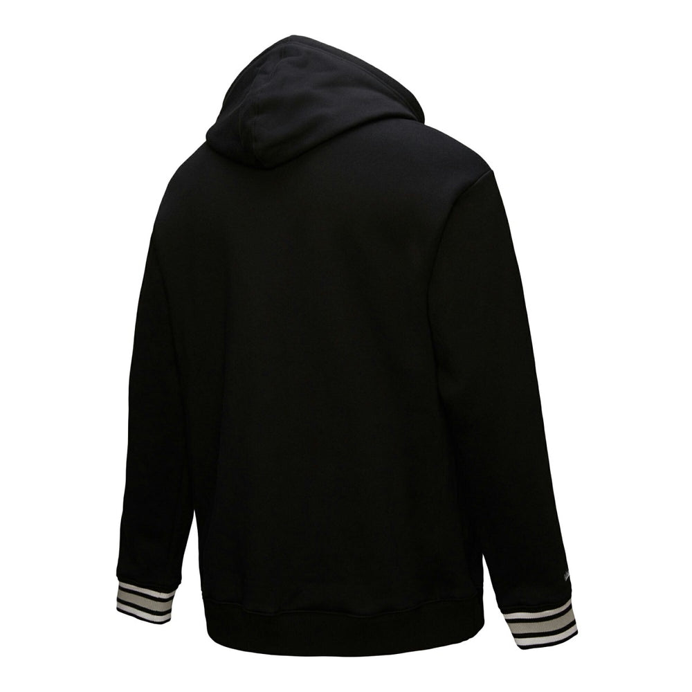 Sacramento Kings Chainstitch Applique Vintage Heavyweight Pullover Hoodie Black