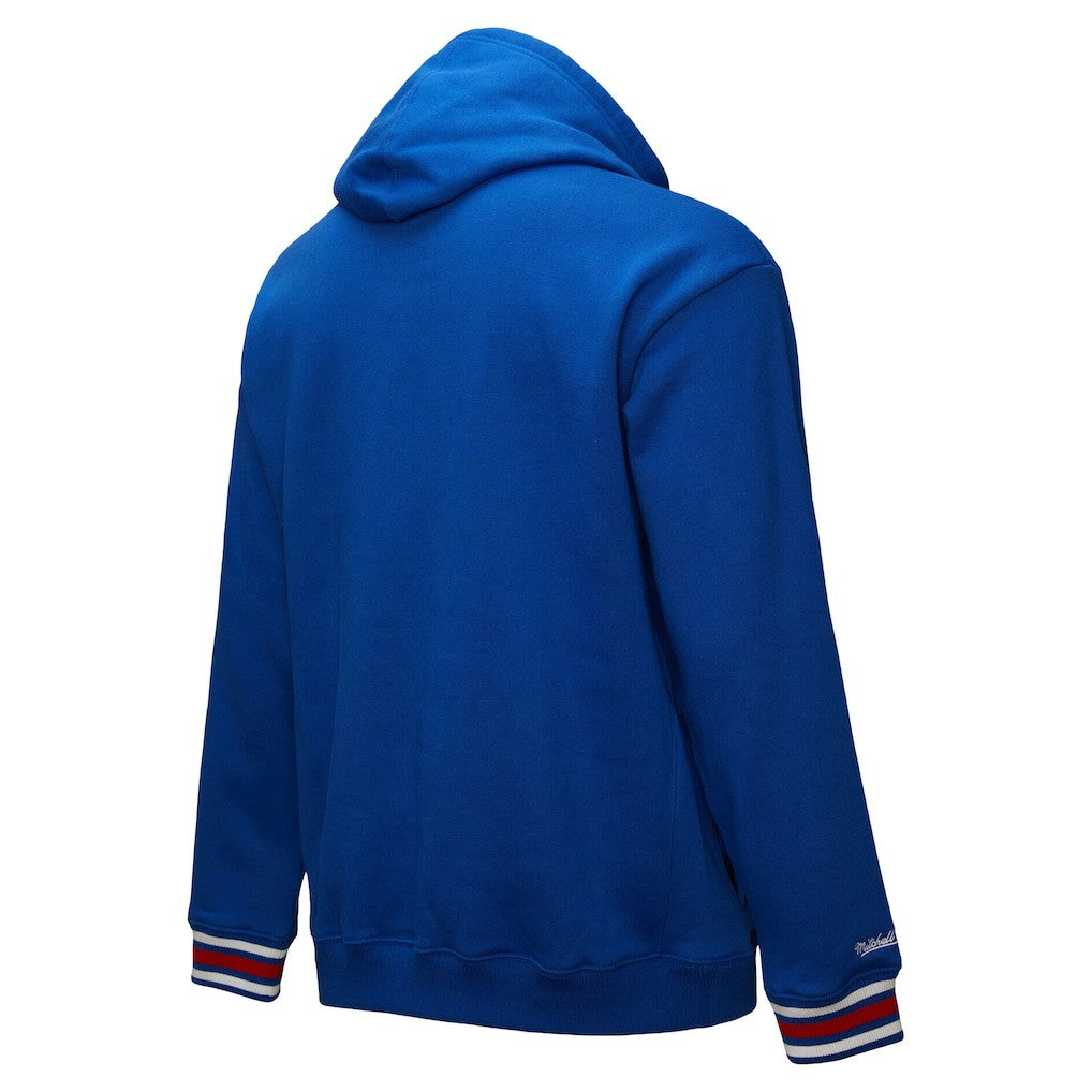 Philadelphia 76ers Chainstitch Applique Vintage Heavyweight Pullover Hoodie Royal