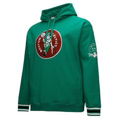 Boston Celtics Chainstitch Applique Vintage Heavyweight Pullover Hoodie Kelly Green