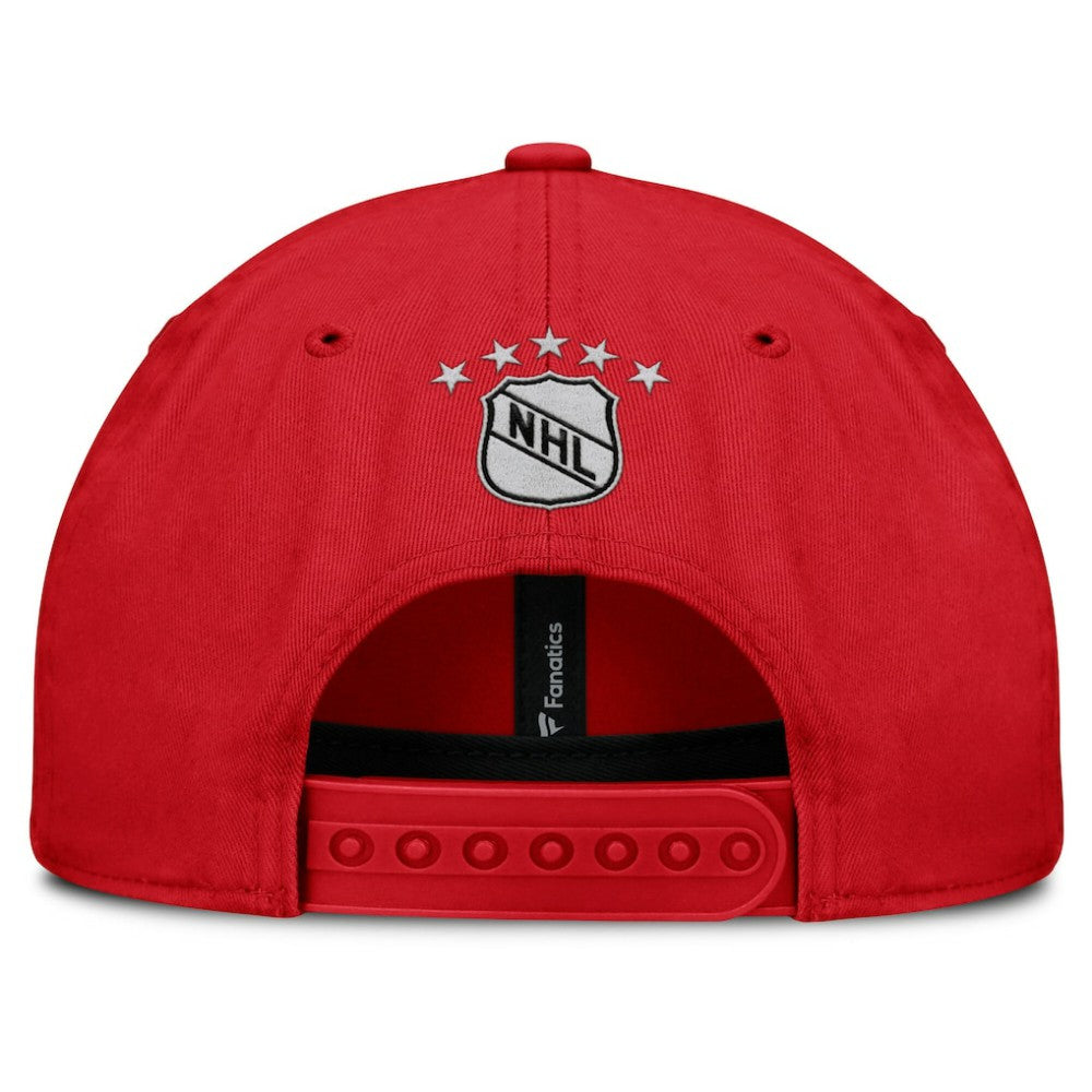 NHL Chicago Blackhawks Fanatics Decades Collection Adjustable Hat - Red